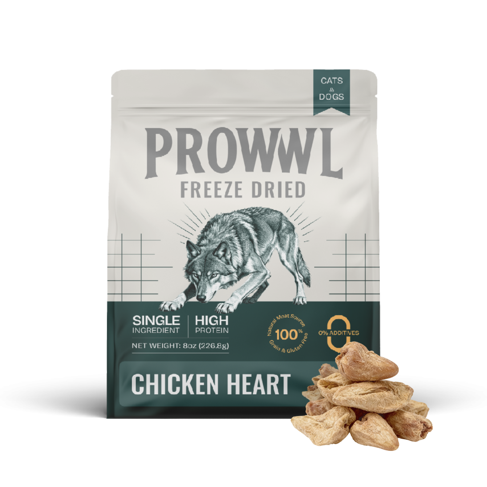 Freeze Dried Chicken Heart