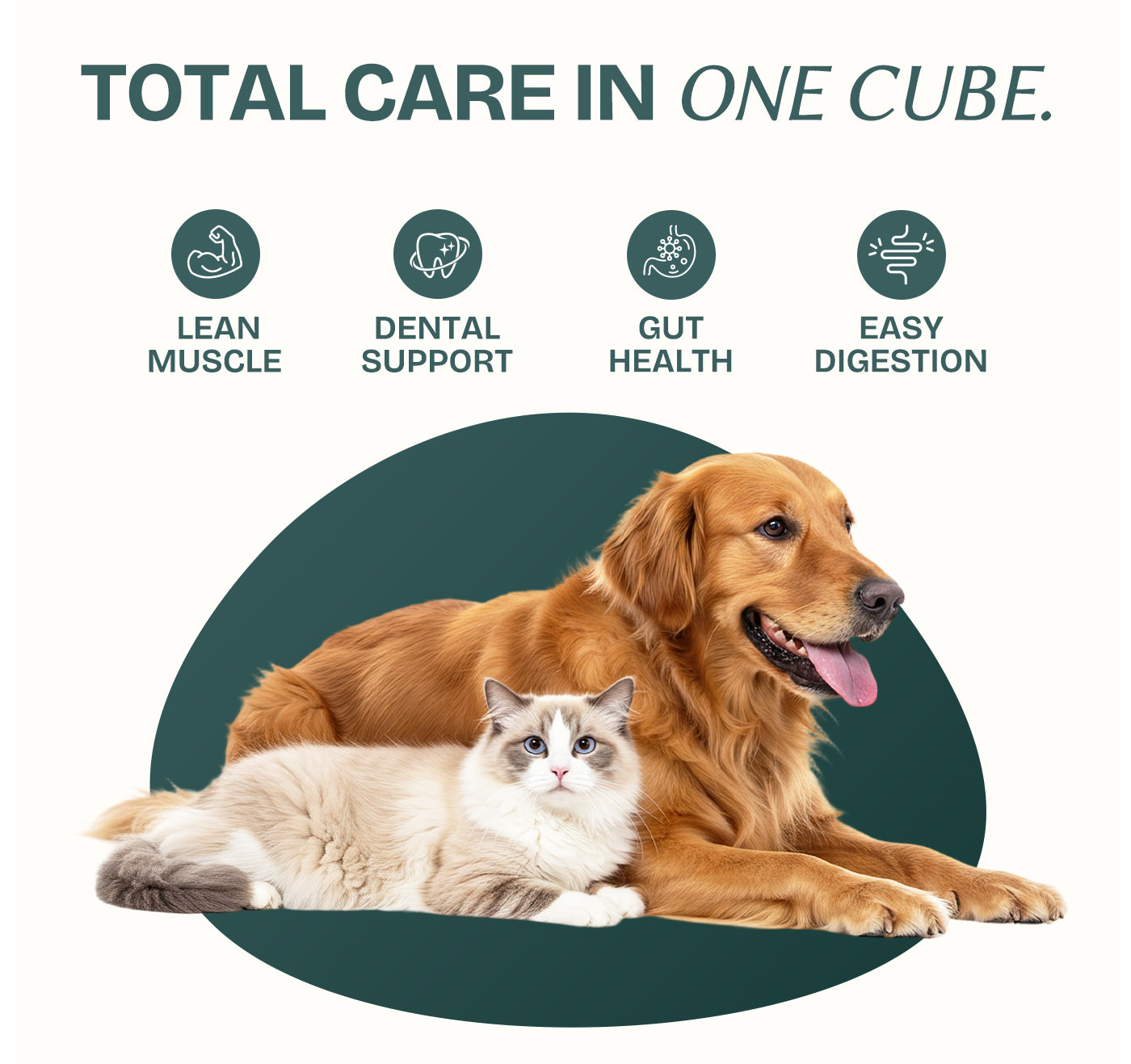 Duck Cubes Single-Ingredient Treats for Cats & Dogs 10oz
