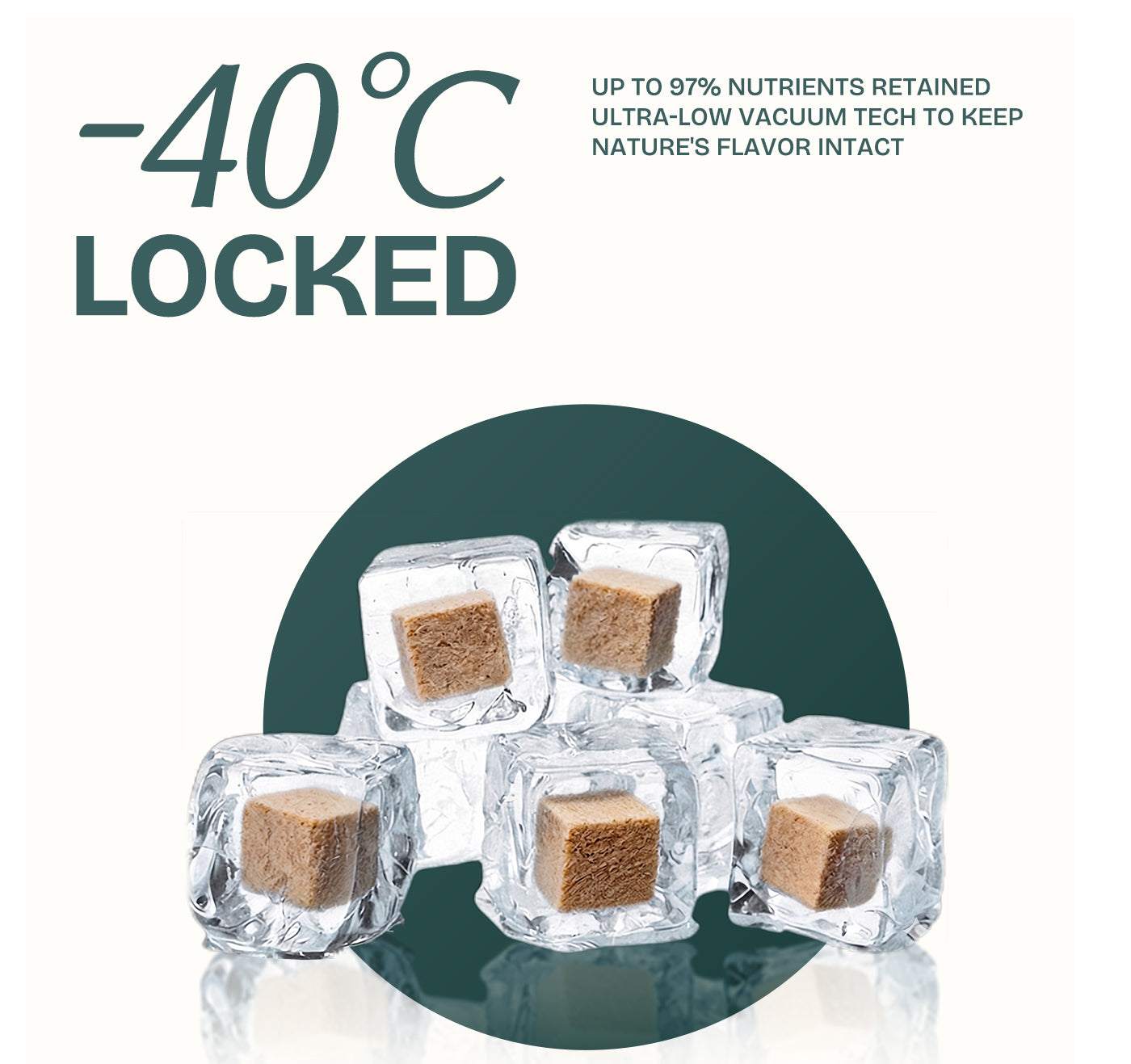 Duck Cubes Single-Ingredient Treats for Cats & Dogs 10oz