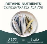 Minnows Single-Ingredient Treats for Cats & Dogs 3oz