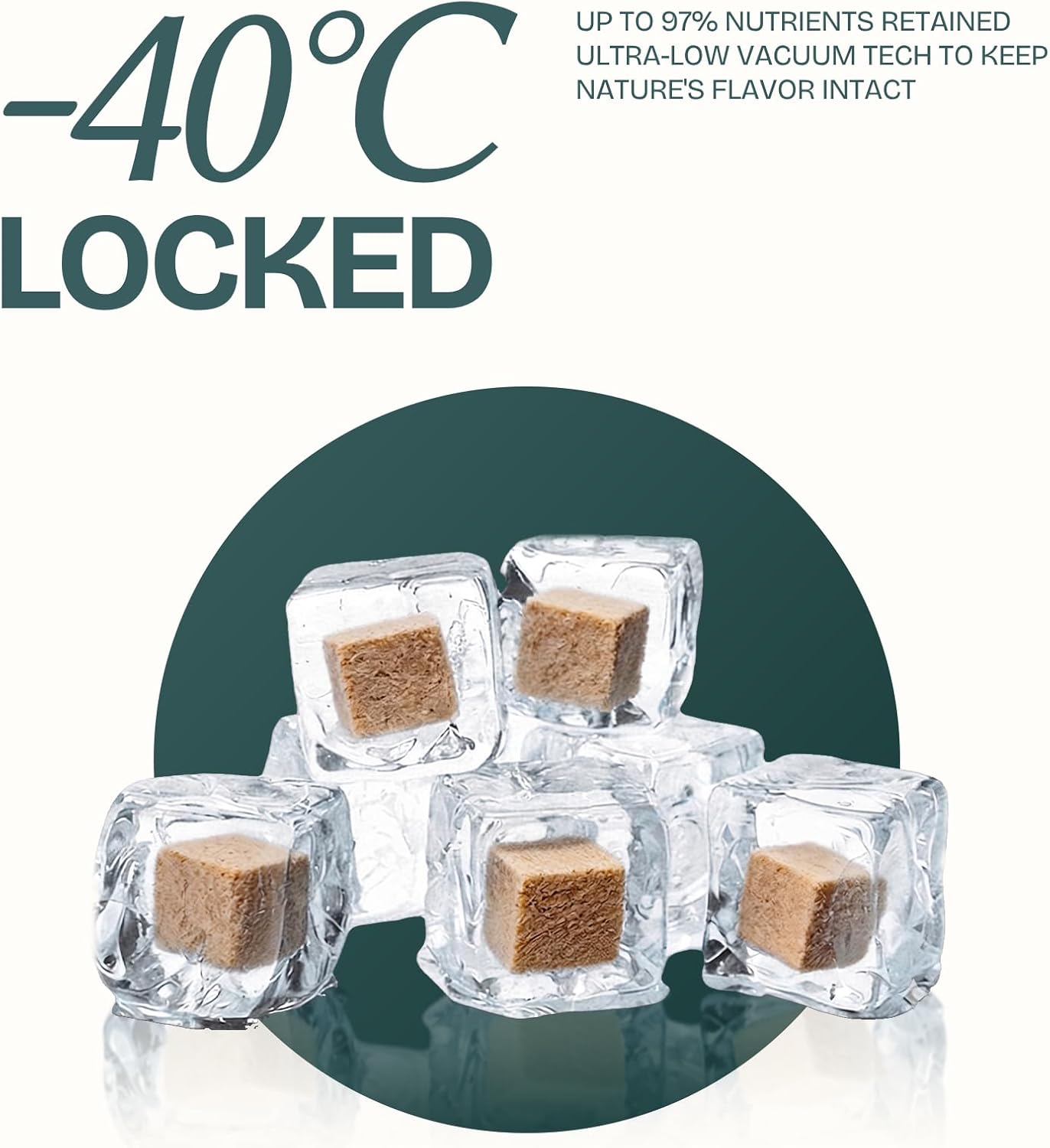 Freeze Dried Duck Cubes Cat & Dog Treats for Training, Healthy High Protein Limited Single Ingredient Pet Food Snacks for Small, Medium, and Large Dogs Cats (Raw Duck Cubes, 3oz)